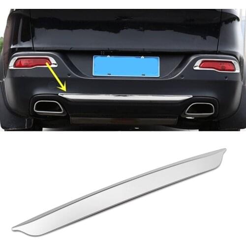 For Jeep Cherokee 2014 2015 2016 Car Rear trunk Tailgate lower bumper cover molding trim tailgate Car Styling Sticker