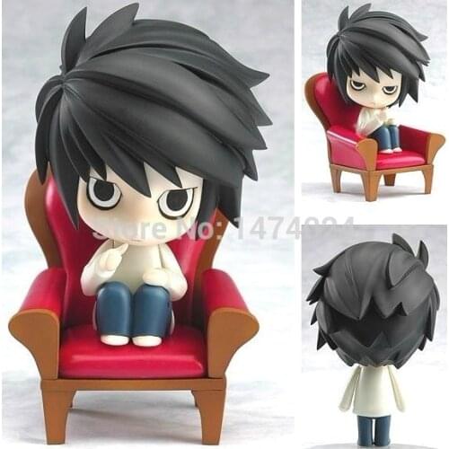 PVC Material Cut New Japanese Anime Death Note Action Figures Toy Collection Model Gifts Kids Brinquedos Meninos With Color box