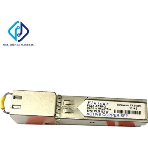 Finisar FCLF-8520-3 RJ45 SFP Gigabit ACTIVE COPPER SFP Optical Fiber Transceiver