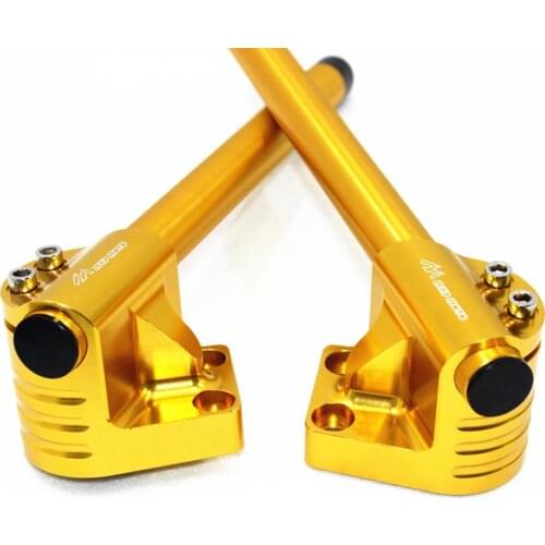 For Ninja300 EX300 2013 2014 2015 16 17 EX250 NINJA 250R 08-12 Motorcycle CNC Clip ons Adjustable Handle Bars Fork Handlebar