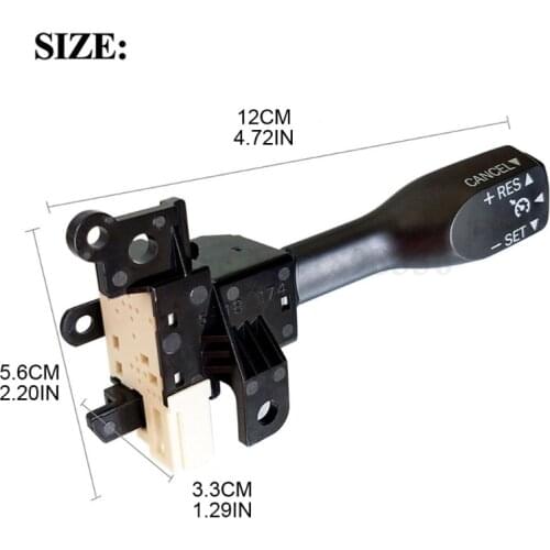 Steering Wheel Handle Cruise Control Switch Cover Kit 84632-34017 84632-34011 8463234017 Compatible with T-oyota Camry