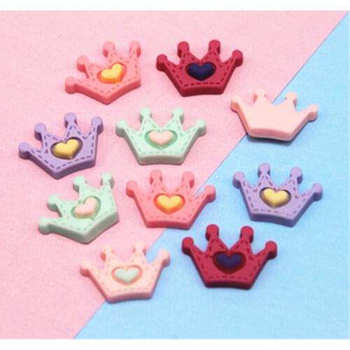 50PCS Mix Colors Cute Resin Bow/Heart/Crown/Rabbit Flat back Cabochon DIY Jewelry/Craft Scrapbook Decoration