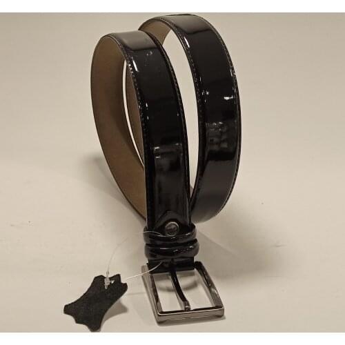 Men Genuine Leather Black Belt Metal Buckle 2021 New Fashion Waistband Natural Patent Skin Print Detailed Luxury Business Suits