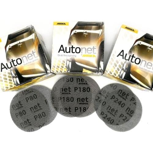 2-50Pcs Mesh Abrasive Dust Free Sanding Discs 5 Inch 125mm Anti-blocking Dry Grinding Sandpaper 80 to 240 Grit