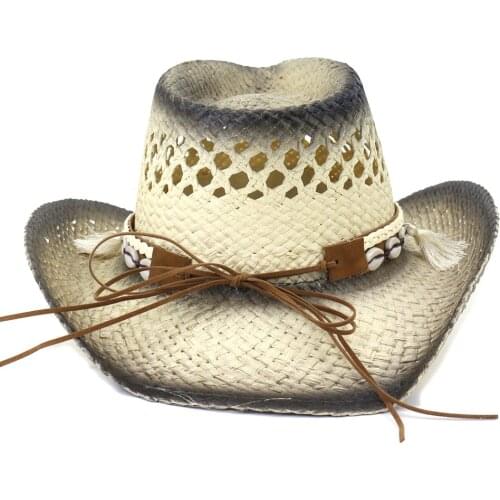 Panama Straw Jazz Hat Beach Men Fedoras Plaid Print Fashionable Women Sunhat chapeau paille MZ42