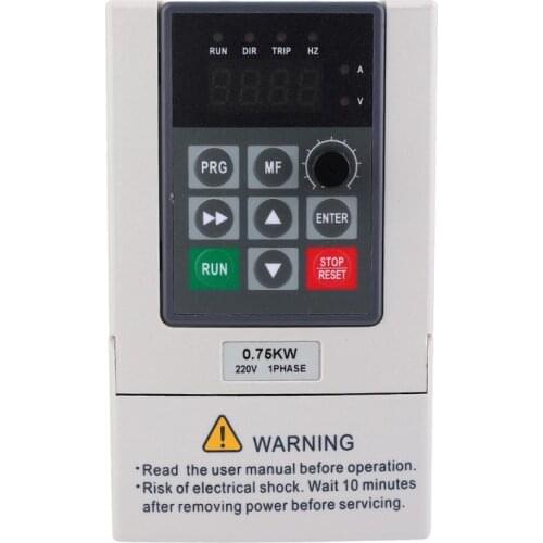 220V 1 In 3 Out 5A VFD Variable Frequency Drive Inverter Converter For Motor Speed Control Frequency Inverter