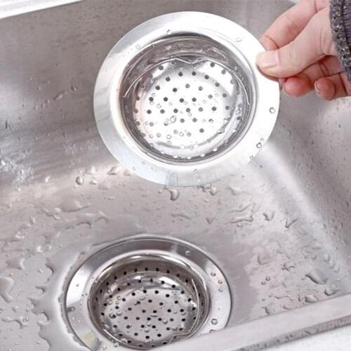 Stainless Steel Mesh Sink Strainer Metal Shower Drain Hole Trap Bath Kitchen Sink Filter Drain 5 7.5 10 11cm