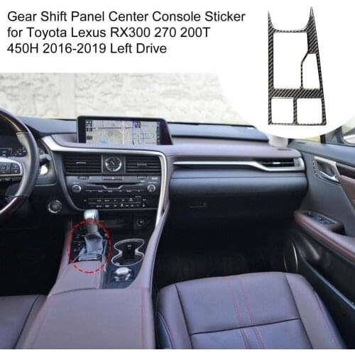 Gear Shift Panel Center Console Sticker for Toyota Lexus RX300 270 200T 450H 2016-2019 Left Drive Automotive Interior Stickers