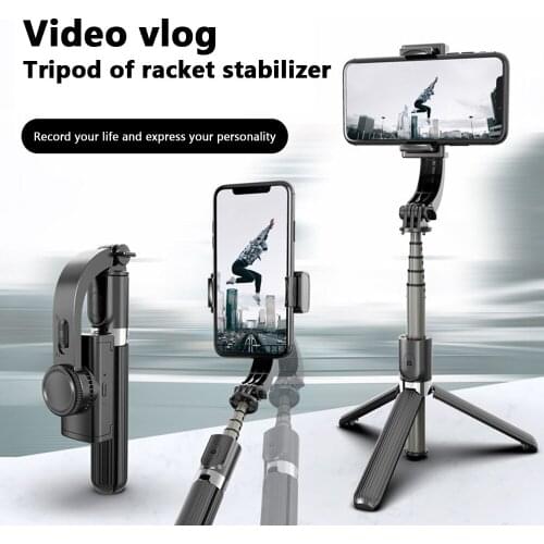 Anti-shake Phone Gimbal Stabilizer Selfie Stick Bluetooth Handheld Holder Adjustable Stand for Smartphone Action Camera VlogLive