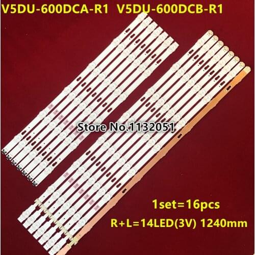 LED Backlight strip For UN60JU6500G S_5U70-60_FL_L8 R6 LM41-00120Y 00120X V5DU-600DCA-R1 V5DU-600DCB-R1