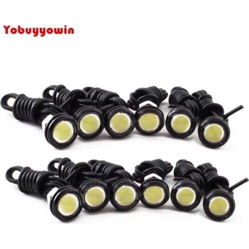 12V 9W Eagle Eye Lamp Led Light Bulbs For Car Tail Car Motor Backup Light Fog Light White 12-pack