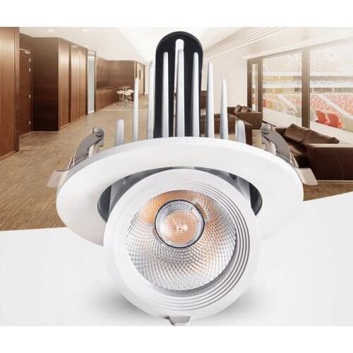 40W LED Beam Angle Adjustable Spotlight Recessed Ceiling Light COB led Lamp NEW