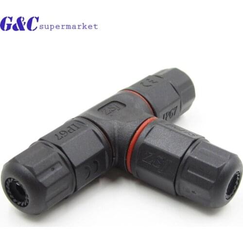 1PCS IP67 waterproof aviation plug wire connection Male and female plugs Screw connection 3 core scoket and plug diy electronics