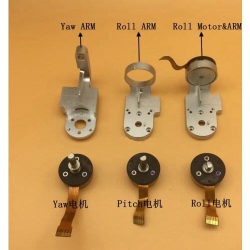 100% Original DJI Phantom 3 3P/3A/3S/3 SE Pitch Roll Yaw Motor Roll Yaw Arm Bracket Repair Spare Parts for DJI Phantom 3 series