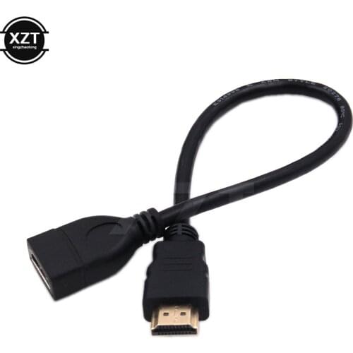 PZ Hot Sale 31CM HDMI Extension Cable Adjustable HDMI Male To Female Extension Adapter Converter For 1080P