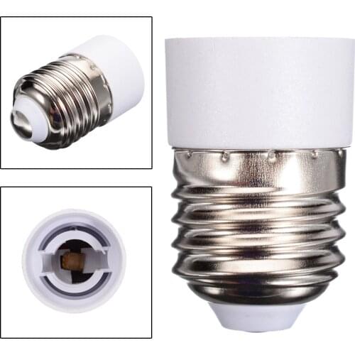 E27 to E14 Lamp Holder Converter Socket Conversion Fireproof Material Light Bulb Base Type Adapter