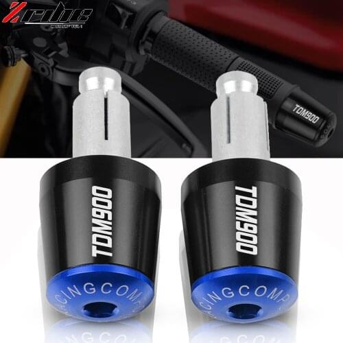 For YAMAHA TDM900 TDM 900 900A TDM850 TDM 850 Motorcycle Accessories 7/8'' 22MM Handlebar Grips Handle Bar Cap End Plugs