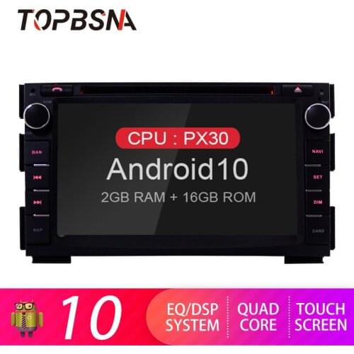 TOPBSNA Android 10 Car DVD multimedia player For KIA Ceed 2009-2012 GPS Navigation 2 din Car Radio Stereo WIFI Video Auto Audio