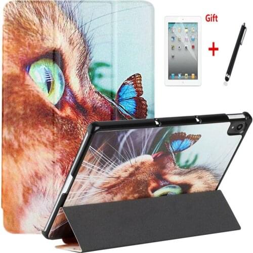 Case For Lenovo Tab P11 2020 TB-J606F/Xiao Xin Pad PU Leather tablet Protective Smart Magnetic Shockproof Stand Cover+film+pen