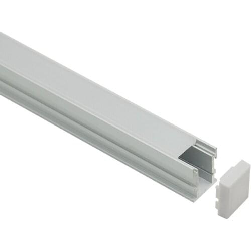 DHL FREE SHIPPING 10m/lot alumilum led strip light profile for floor, strong PC diffused cover,3mm thickness, without color dot