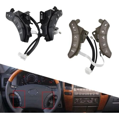 For 2003-2007 Toyota Highlander Land Cruiser 75B037 High Quality Car Steering Wheel Controls Switch Button 84247-58010-C0