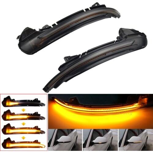 For Audi A6 C7 C7.5 RS6 S6 4G 2013 2014 2015 2016 2017 2018 Dynamic Flashing Side Mirror Blinker Led Turn Signal Light