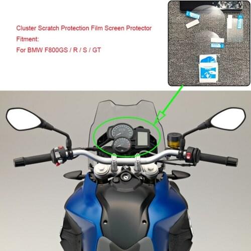 MTCLUB For BMW F800GS F800 R / S / GT Motorcycle Speedometer Cluster Scratch Protection Film Screen Protector TPU Film Clear