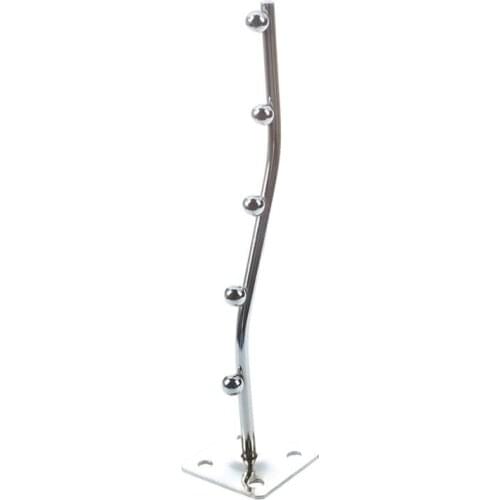 Wall Fixing Metal Clothes Towels Hanging Down Slant Bracket