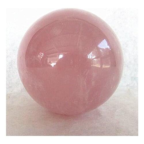 Natural Rose Quartz Sphere 80mm - Pink Crystal Healing Ball - 1.65lb