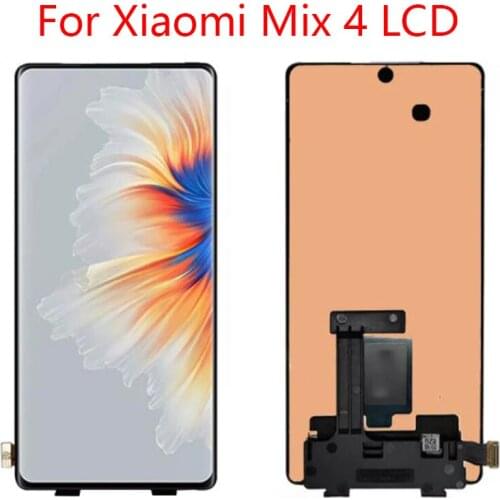 6.67 inch original AMOLED for Xiaomi Mix 4 LCD display touch screen screen digitizer component replacement for Mi Mix4 Pantalla