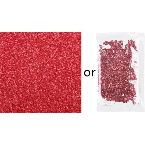 Q39C 1 Bag Glass Crushed Stone Chunky Glitter Irregular Glass Chips Epoxy Resin Mold Filler Nail Art Decoration DIY Crafts