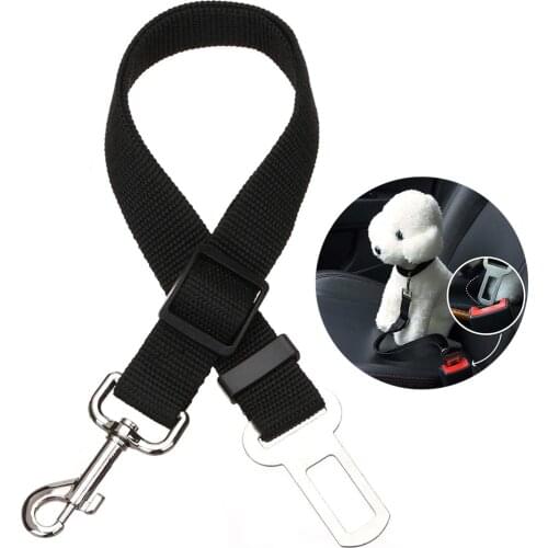 Adjustable Pet Dog Cat Car Seat Belt Safety Leads Leash Vehicle Belt Seatbelt Harness Safety Rope Pet Accessories Supplies
