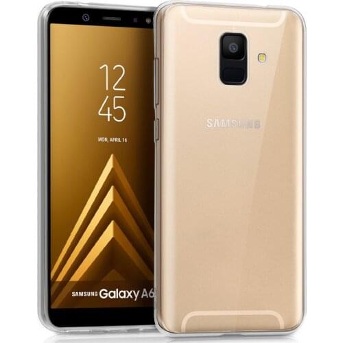 Silicone case Samsung A600 Galaxy A6 Transparent, soft