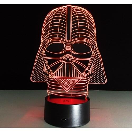 LED 3D Lamp Night light baby 7 Color Change Acrylic Remote Touch Switch toilet lamp USB battery Energy Saving Desk lamp