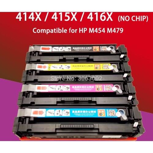 Misee Toner Cartridge Compatible for HP 414X 415X 416X Laserjet Pro M454 M454dw/nw MFP M479 M479dw M479fdw (No Chip)