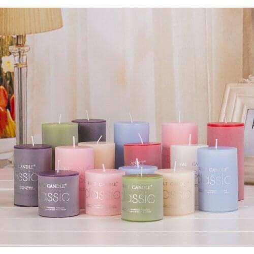 100% handmade scented candle, natural gift home decoration, non-toxic air purification, all natural, lavender, rose, lemon