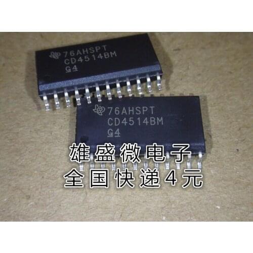 100% Original New In Stock CD4514BM CD4514BM96 CD4514 SOP24 4-16