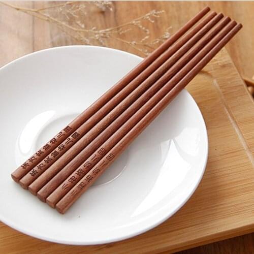 200pair/lot Household Loaded Wood Without Paint Waxing Japanese-style Hotel Household Chopsticks Free Engrave Logo wholesale