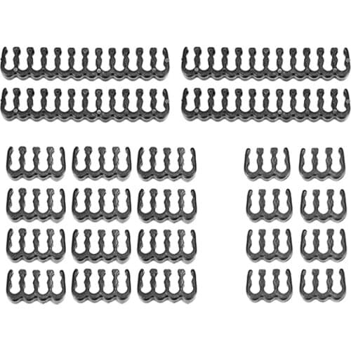 24PCS/Lot PC Cable Comb Motherboard 24Pin 8Pin 6Pin Cable Comb for Computer Gesleeved Up to 3.4 mm