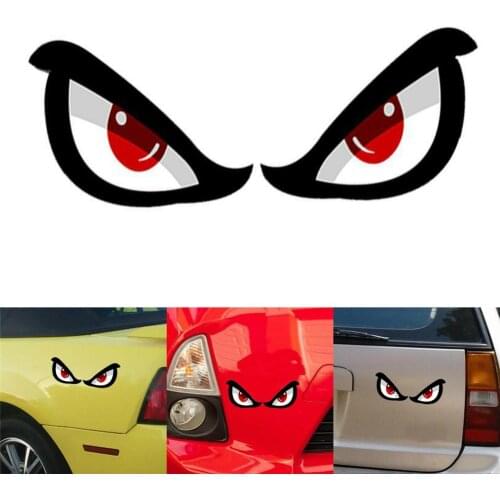 3D Simulation Shark Pattern Sticker Eye Rearview Mirror Film For Car Rearview Mirror Car Rearview Mirror Rain Film Clear Sight
