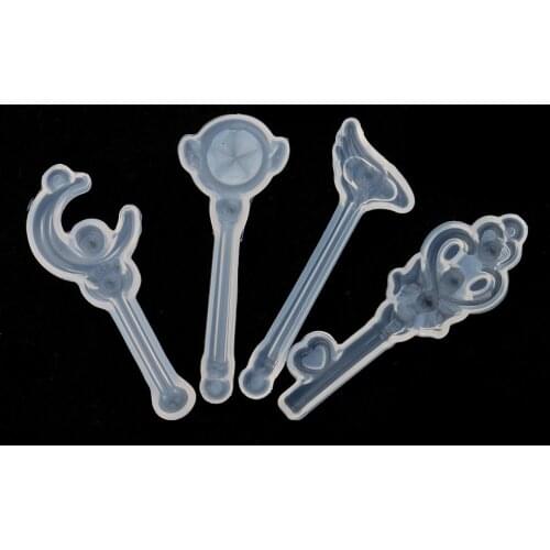 4 Silicone Magic Stick DIY Resin Molds For Making Jewelry Pendant Craft Tool