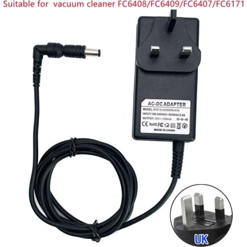 Power Charger Adapter For Philips Vacuum Cleaner Fc6408/6409 Fc6407/6171 0.6A 33V-350Ma Plug