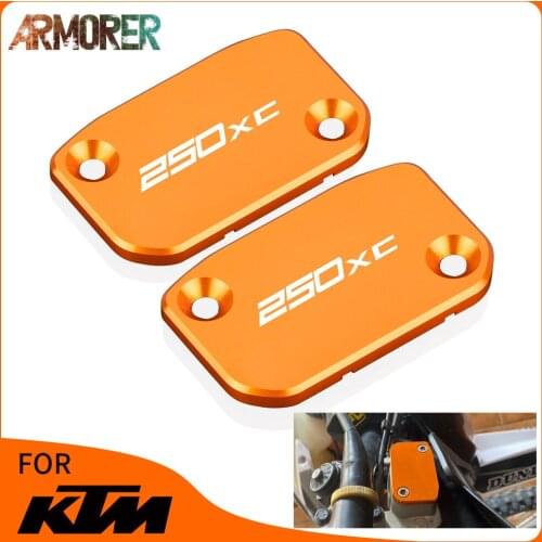 Motorcycle CNC Accessories Front Brake Reservoir Fluid Tank Cover For KTM 250XC TPI XCTPI XC-TPI 2006 - 2021 2017 2018 2019 2020