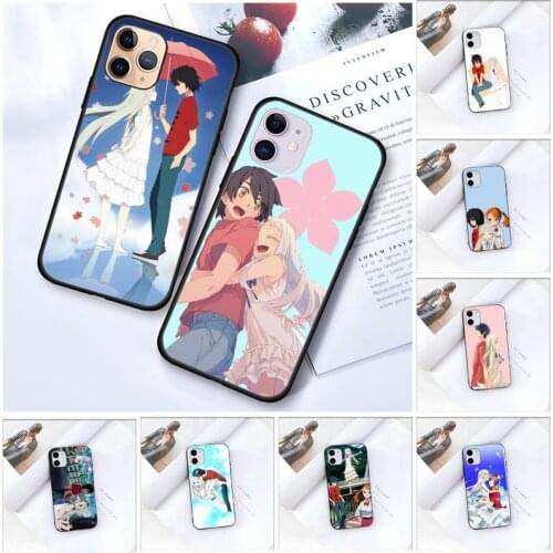 Zororong Yadomi Jinta and Honma Meiko Anime Phone Case For iPhone 12 Mini 11 Pro XS Max X XR 7 8 Plus
