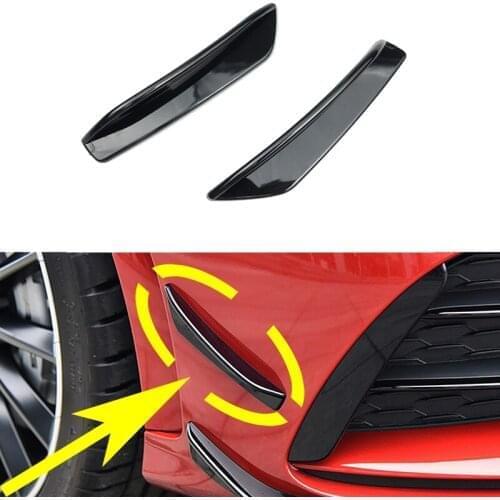 Front Side Bumper Fog Lamp Air Vent Cover Trim Sticker Auto Accessories For Benz A Class W177 A160 AMG A180 A200 A250 A35 2019
