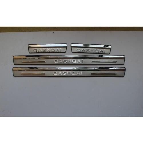Car Accessories For Nissan Qashqai 2016 2017 2018 2019 Door Sill J11 Scuff Plate Stainless Steel Door Sills Pedal Car Styling