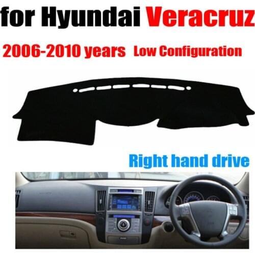 Free shipping!!! Car dashboard cover mat for Hyundai Veracruz 2006-2010 Low Configuration Right hand drive