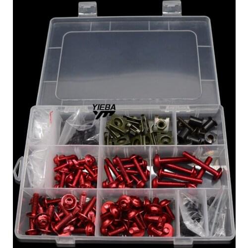 For honda CRF250R CB1100 DN-01 CBR250R 2011 2014 2015 FZ1 FAZER 06-13 FZ6 04-10 1Set Complete Universal Motorcycle Fairing Bolts