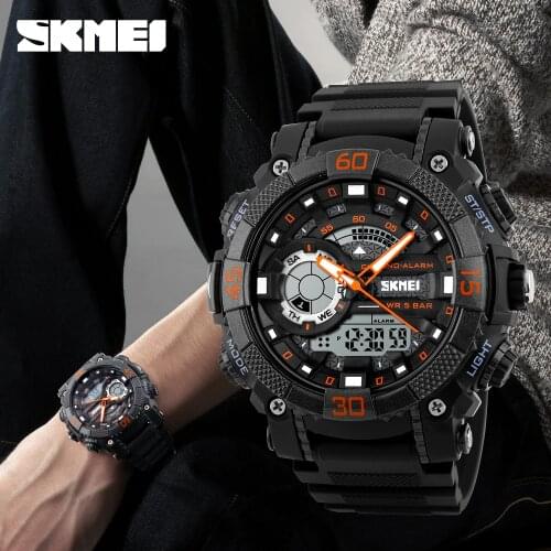 Mens Watches Top Brand Luxury Military Watches LED Digital analog Quartz Watch Men Sports Watches Waterproof Relogio Masculino
