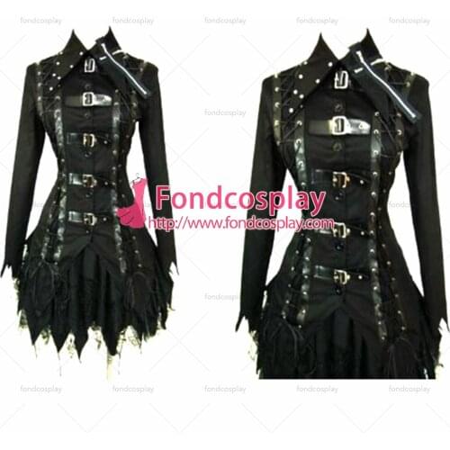Gothic Lolita Punk Fashion Jacket Dress Cosplay Costume Tailor-made[CK475]